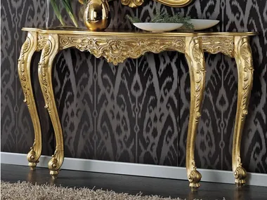 EVA - Demilune solid wood console table _ Guerra Vanni